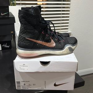 Kobe X Elite Rose Gold Size 8